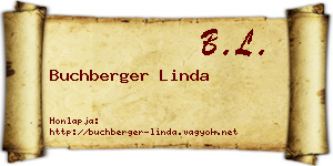 Buchberger Linda névjegykártya